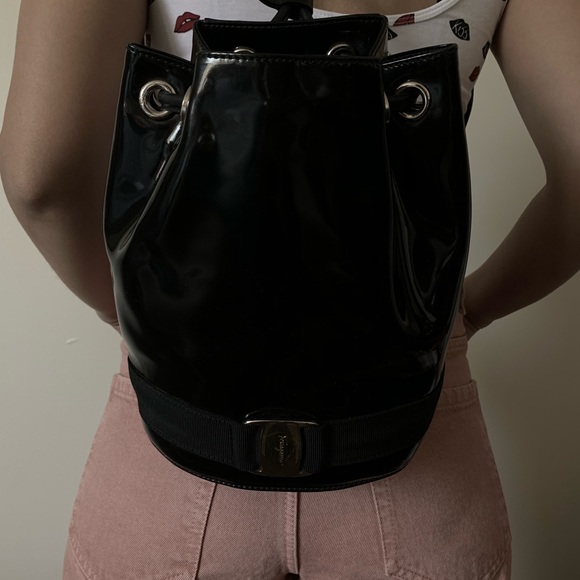 🎒CLASSIC SALVATORE FERRAGAMO MINI BACKPACK - Picture 4 of 10